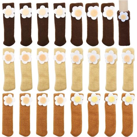 Filz-Stuhlsocken, 24 Stück, rutschfester Stuhlschutz
