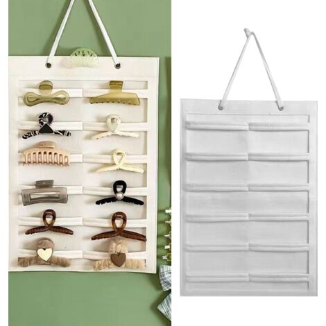 Filz-Wandringhalter für Kinderschmuck und Haaraccessoires mit niedlichen Motiven - Horizontaler Organizer (280-330 g, 1 Stück)
