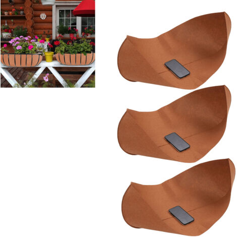 Filzeinsatz für Pflanzgefäße und Körbe (3 Stück) – 91,4 cm – Drainage und Vogelschutz