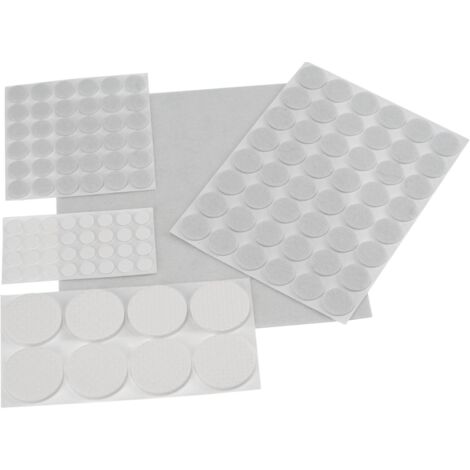 Filzgleitersatz Sortiment Filzgleiter Zuschnitt Lärmstopper Pad 125 tlg weiß