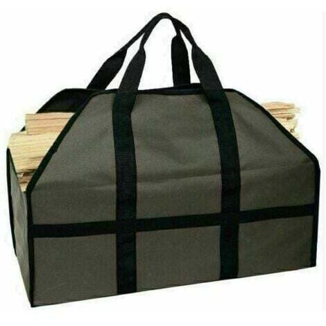 Filztasche 61 x 29 x 45.5 cm mit Griff zum Transportieren von Holz, Spielzeug, Zeitungen, zum Einkaufen usw. (Kaki clai)