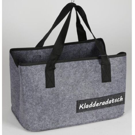 Filztasche Schriftzug Kamin Brennholz Korb Tragen Shopper Aufbewahrung Einkauf