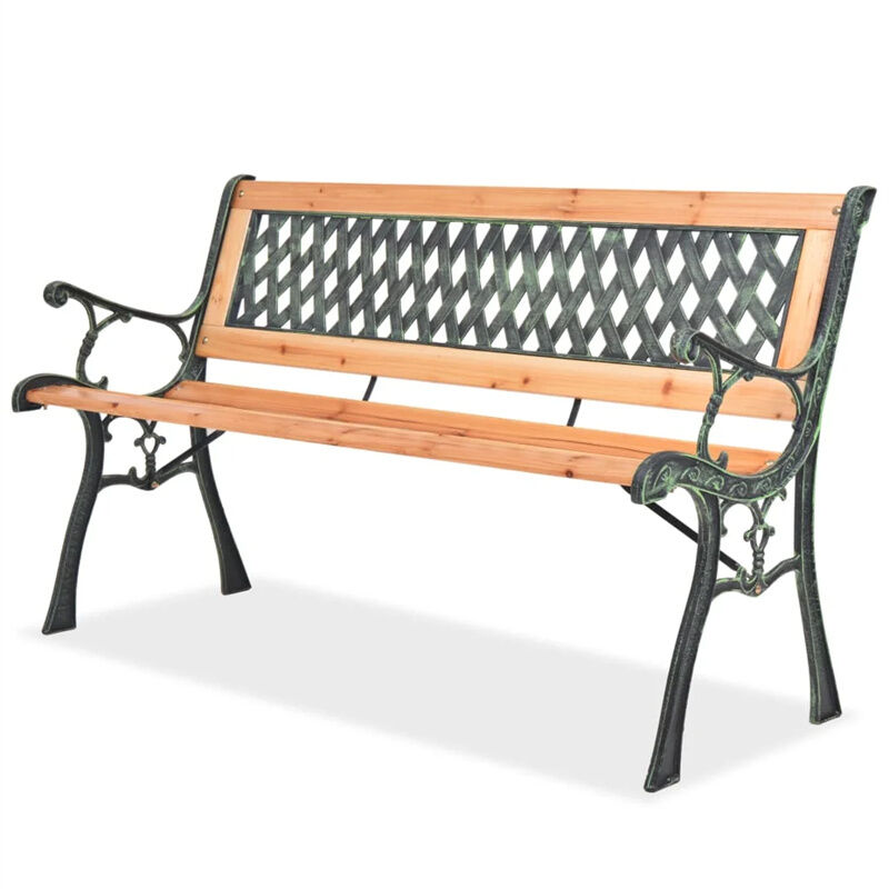 Banc de jardin 122 cm Bois - Fimei