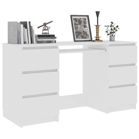 FIMEI Bureau Blanc 140x50x77 cm Aggloméré