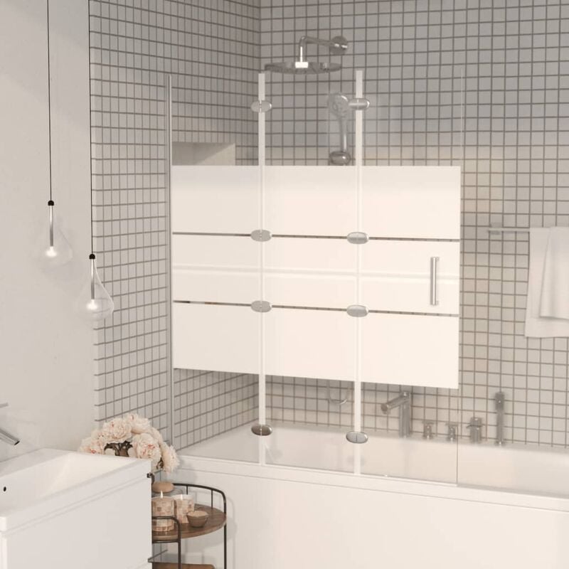 FIMEI Cabine de douche pliable ESG 100x140 cm Blanc