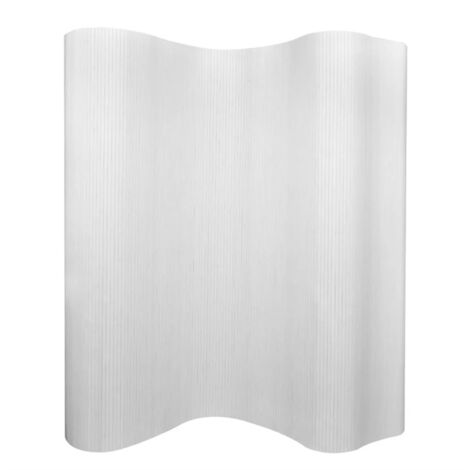 FIMEI Cloison de séparation Bambou Blanc 250 x 165 cm