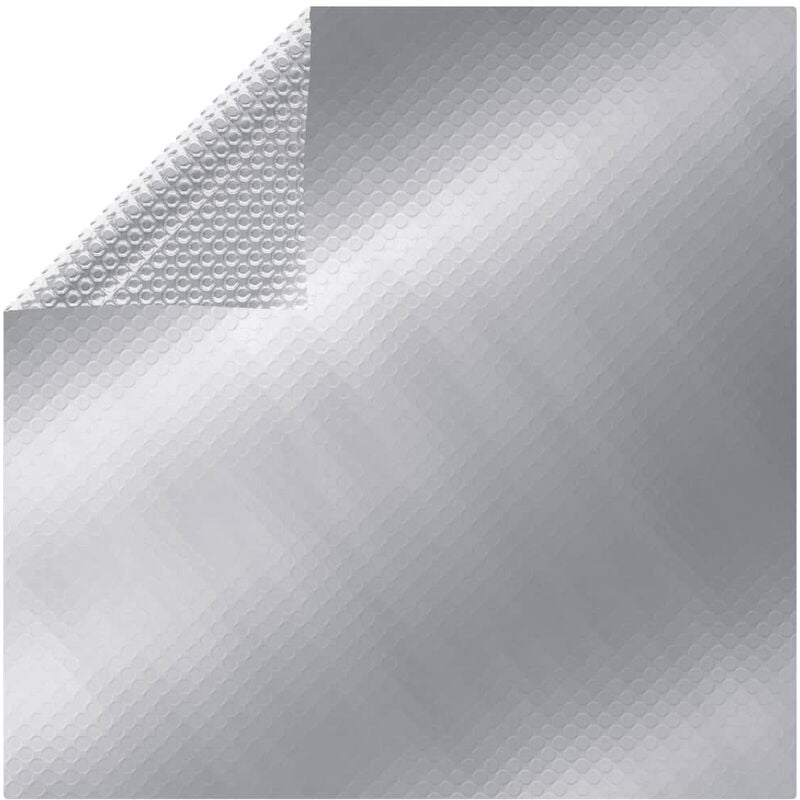 FIMEI Couverture de piscine Argenté 975x488 cm PE
