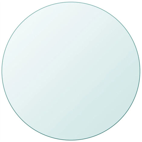 FIMEI Dessus de table ronde en verre trempé 300 mm