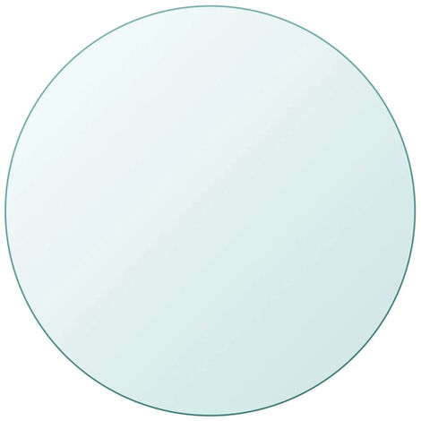 FIMEI Dessus de table ronde en verre trempé 700 mm