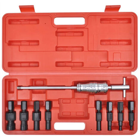 FIMEI Ensemble d'outils d'extraction de palier à trou borgne 9 pcs