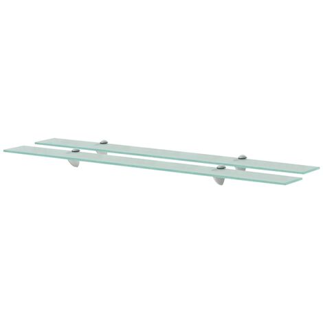 FIMEI Étagères murales 2 pcs Verre 100 x 10 cm 8 mm