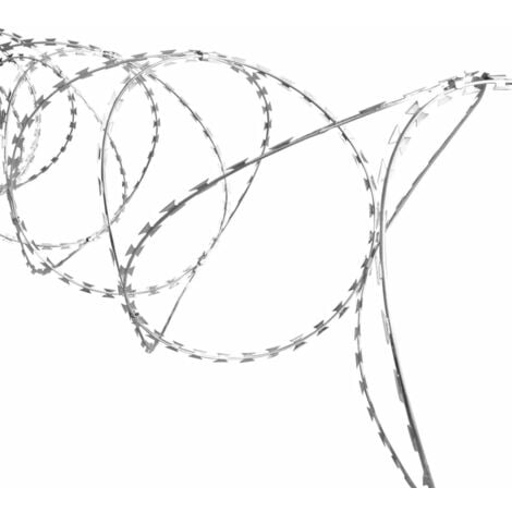 FIMEI Fil barbelé NATO BTO-22 Acier galvanisé 60 m