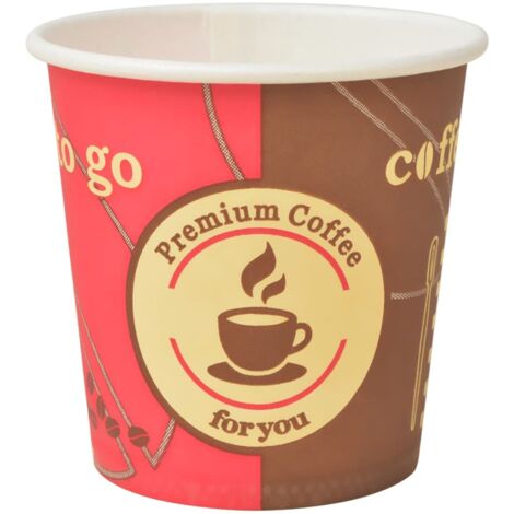 FIMEI Gobelet à café jetable 1000 pcs Papier 120 ml (4 oz)