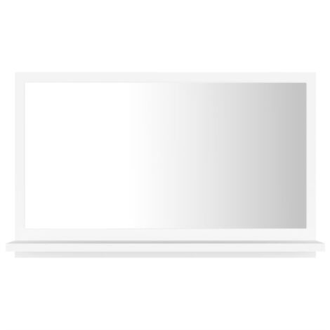 FIMEI Miroir de salle de bain Blanc 60x10,5x37 cm Aggloméré