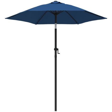 FIMEI Parasol Bleu 200x211 cm Aluminium