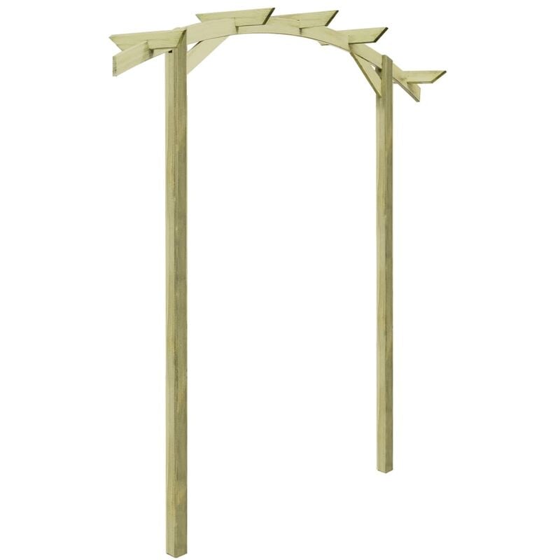 Fimei - Pergola de jardin 180x210x40 cm Bois de pin imprégné