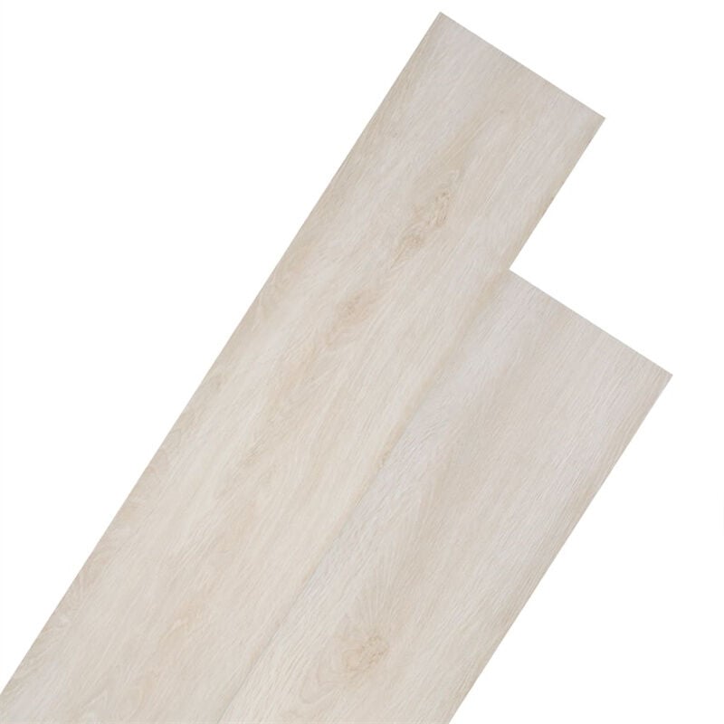 Planche de plancher pvc 5,26 m² 2 mm Couleur de chêne blanc - Fimei