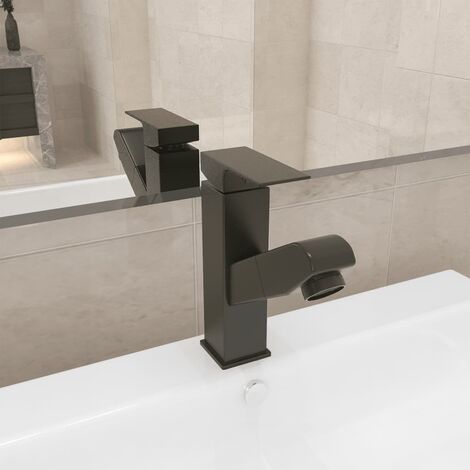 FIMEI Robinet de lavabo rétractable Finition grise 157x172 mm