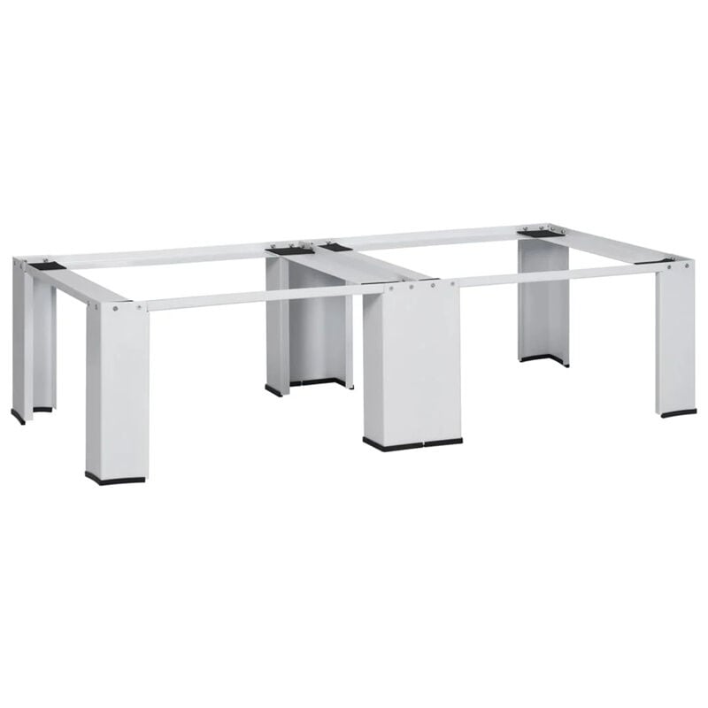 Fimei - Socle double pour lave-linge et sèche-linge Blanc