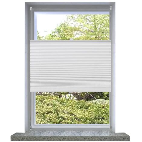 FIMEI Store plissé 80x100 cm Blanc