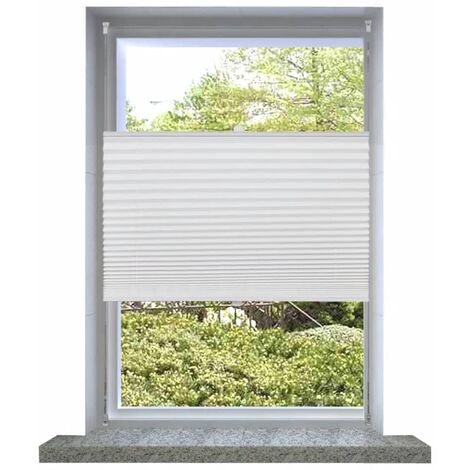 FIMEI Store plissé 90x200 cm Blanc