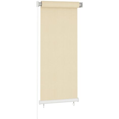 FIMEI Store roulant d'extérieur Crème 60x140 cm PEHD