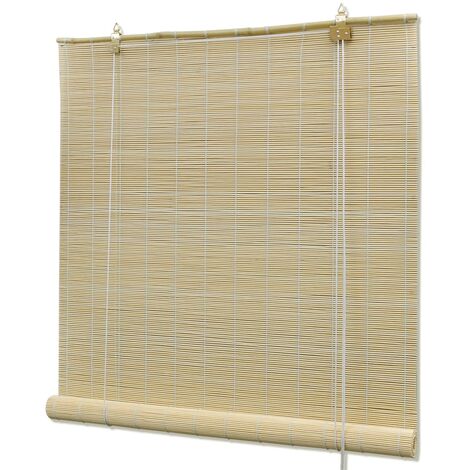FIMEI Store roulant en bambou 140 x 220 cm Naturel