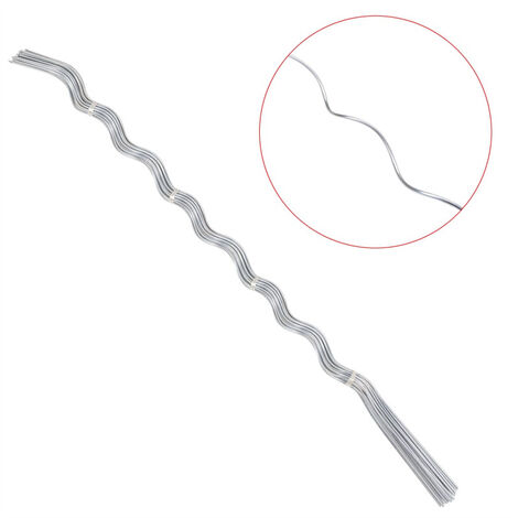FIMEI Supports de plantes en spirale 20 pcs Acier galvanisé 170 cm