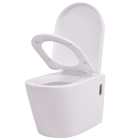 FIMEI Toilette murale Céramique Blanc