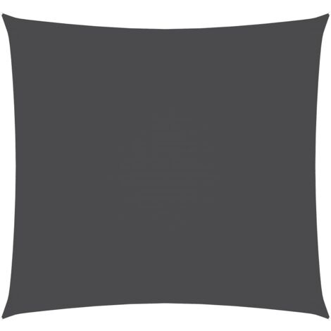 FIMEI Voile de parasol Tissu Oxford carré 2,5x2,5 m Anthracite