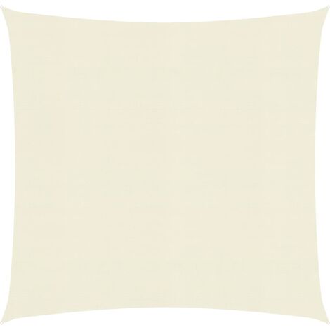 FIMEI Voile d'ombrage 160 g/m² Crème 2,5x2,5 m PEHD