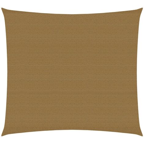 FIMEI Voile d'ombrage 160 g/m² Taupe 3,6x3,6 m PEHD