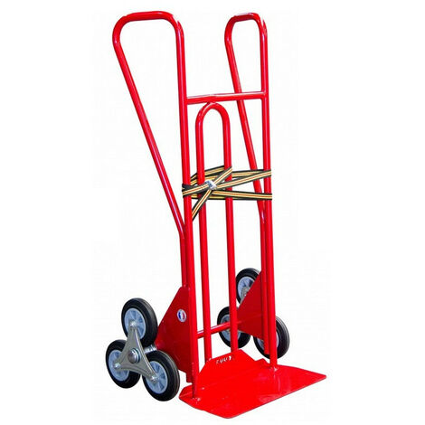 Fimm - Diable 250 kg bavette fixe roues étoiles 3x160 mm caoutchouc