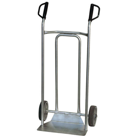 Fimm - Diable 250 Kg inox bavette fixe roues Diam 200mm gris non tachant