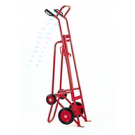 Fimm - Diable palettiseur-dépalettiseur de fûts charge 350 kg 220 L roues caoutchouc Diam 250 mm