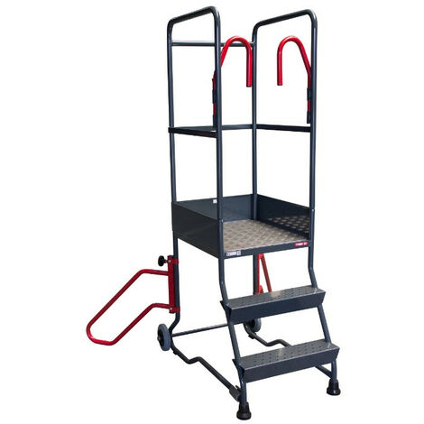 Fimm - Plateforme de travail 150 kg acier 3 marches