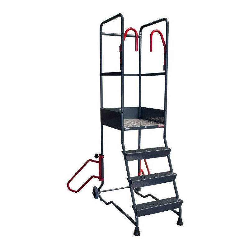 Plateforme de travail 150 kg acier 4 marches - Fimm