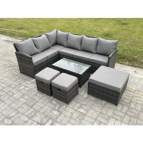 Monaco 9 seater discount rattan