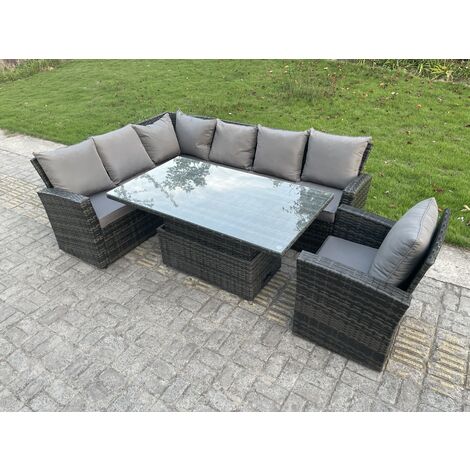 Bermuda 9 seater discount rattan