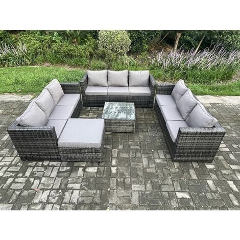 Rattan 10 seater