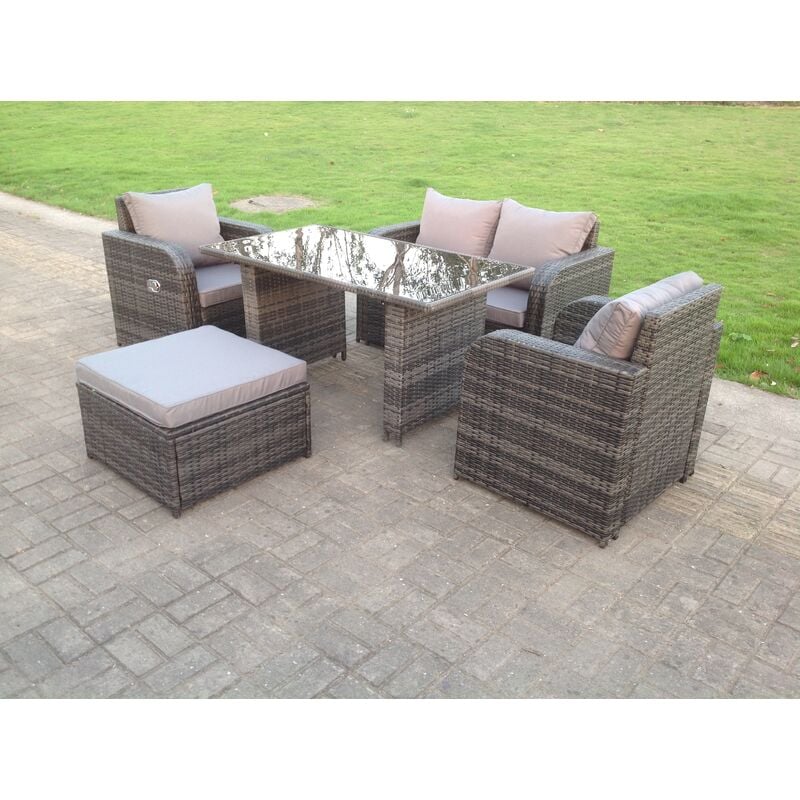 Rattan Garden Furniture Set 4Seater Outdoor Rattan Furniture Set