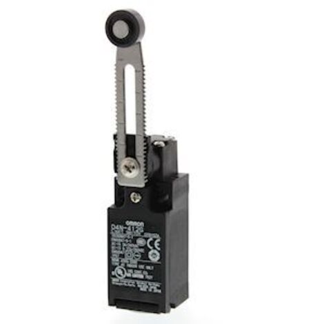 fin de course - boitier plastique - 1nf / 1no - tête à levier à galet réglable - omron electronics d4n-412g