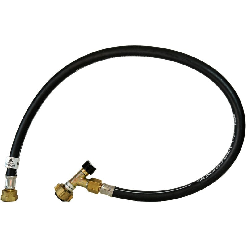 Favex - Lyre anti-arrachement 75cm bouteille française Propane-Butane spécial Camping-Car