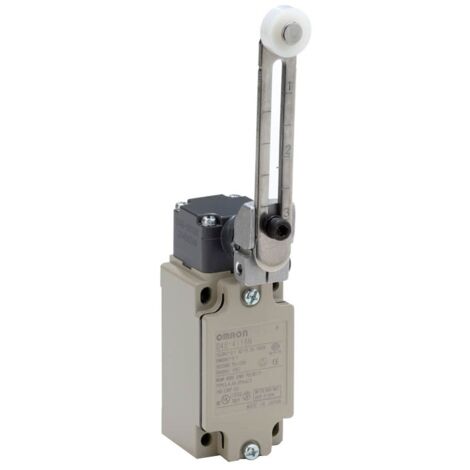 Final de carrera Omron NA+NC con brazo ajustable y rodillo D4B4116N-1346040