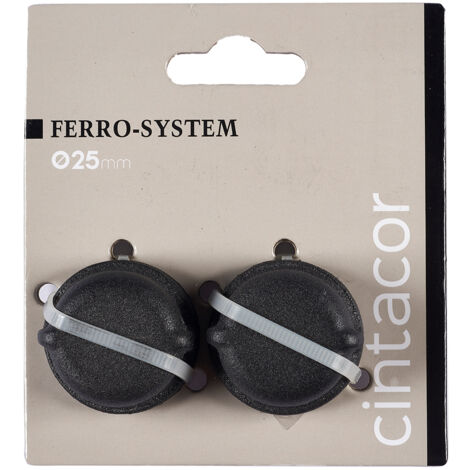 Finale Cintacor tappo grigio piombo diametro 2,3 cm 2 pezzi