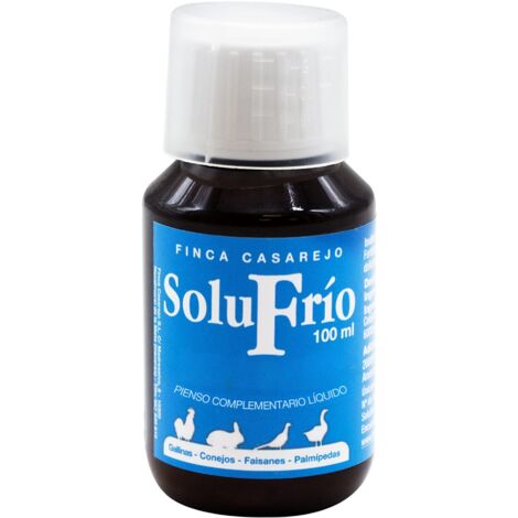 FINCA CASAREJO SoluFrío - Vitaminas para apoyo nutricional de las aves en Invierno - Producto Natural - 100 ml (Ref. SF)