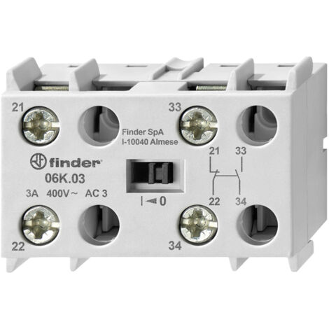 Finder 06K.03 Hilfsschalter  1 Schließer, 1 Öffner   2 A  Passend für Marke (Relais): Finder  1 St.