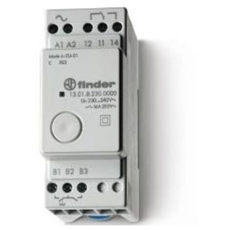 FINDER 13.01 Telerruptor 230Vac 1Cto 16Amp CARRIL