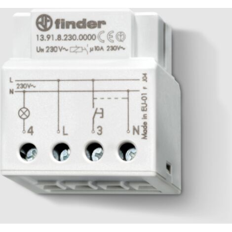FINDER 139182300000 - Relè Ad Impulsi Elettronico E Monostabile Modulare