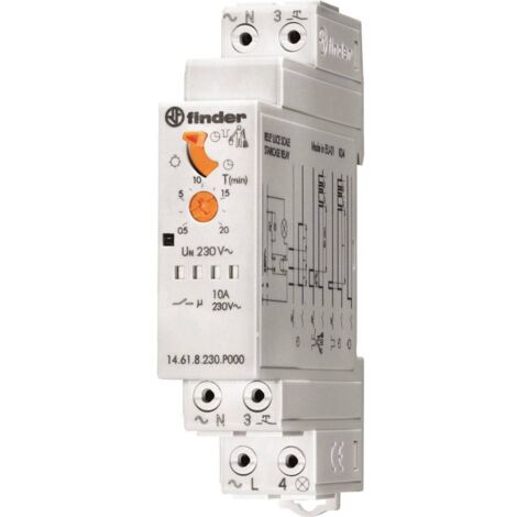 Finder 14618230P000 Relè temporizzatore luci scale
